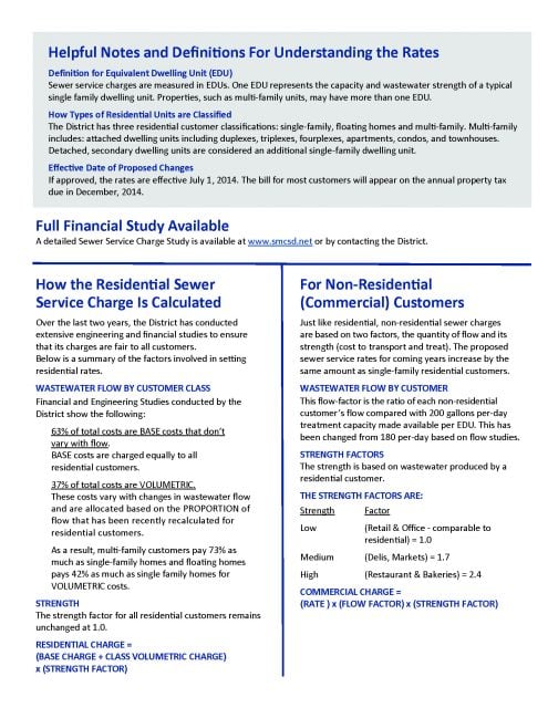 May 2014 Proposition 218 Rate Notice - Page 2