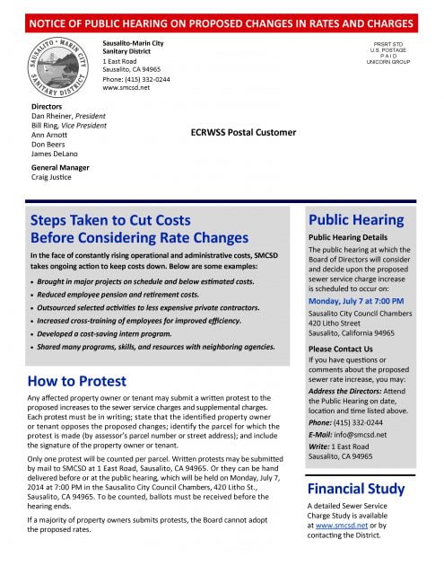 May 2014 Proposition 218 Rate Notice - Page 4